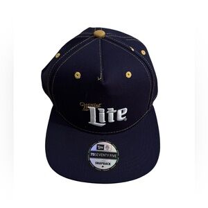 NWT Miller Lite Navy Snapback Hat